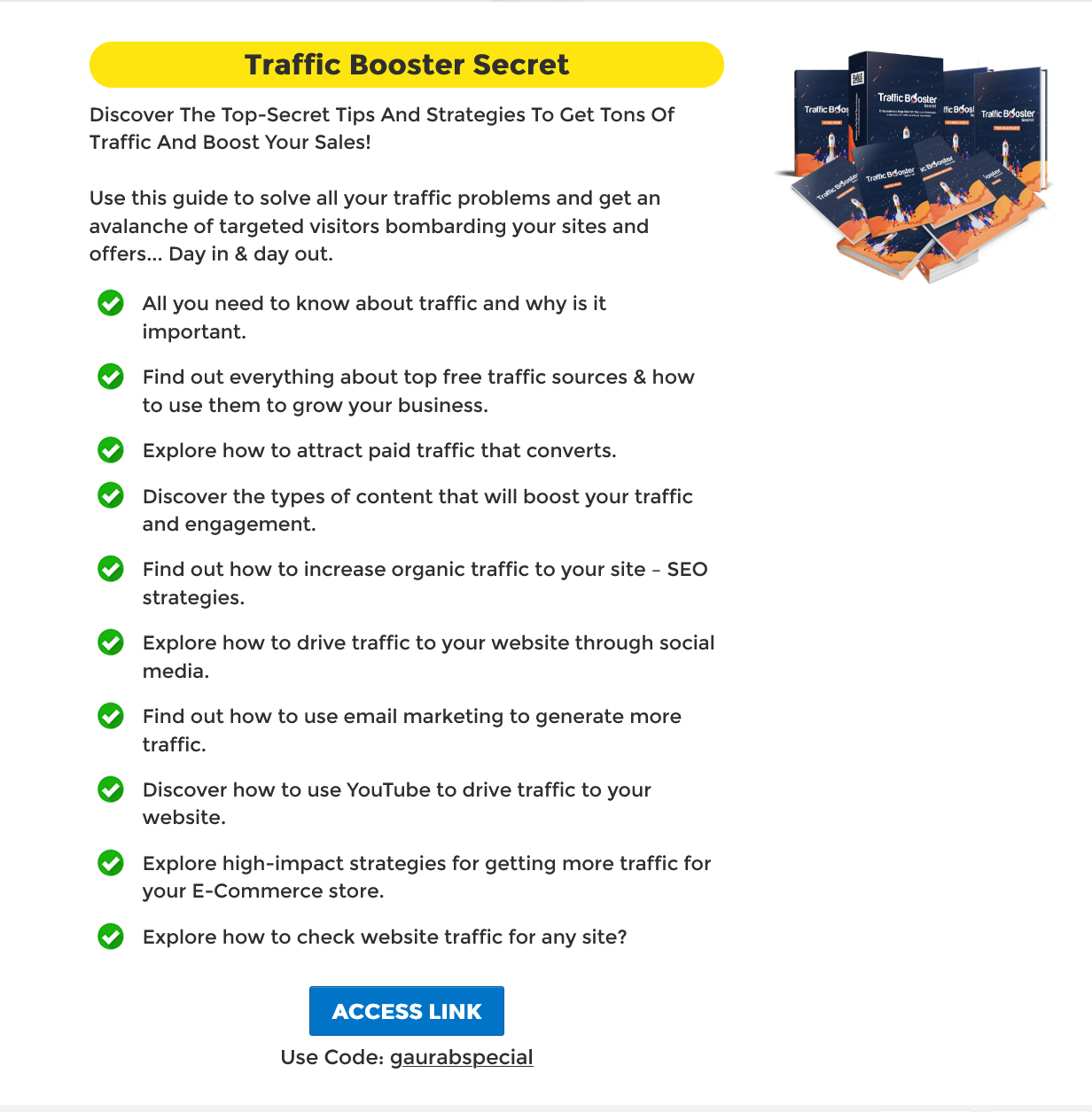 Traffic Booster Secret